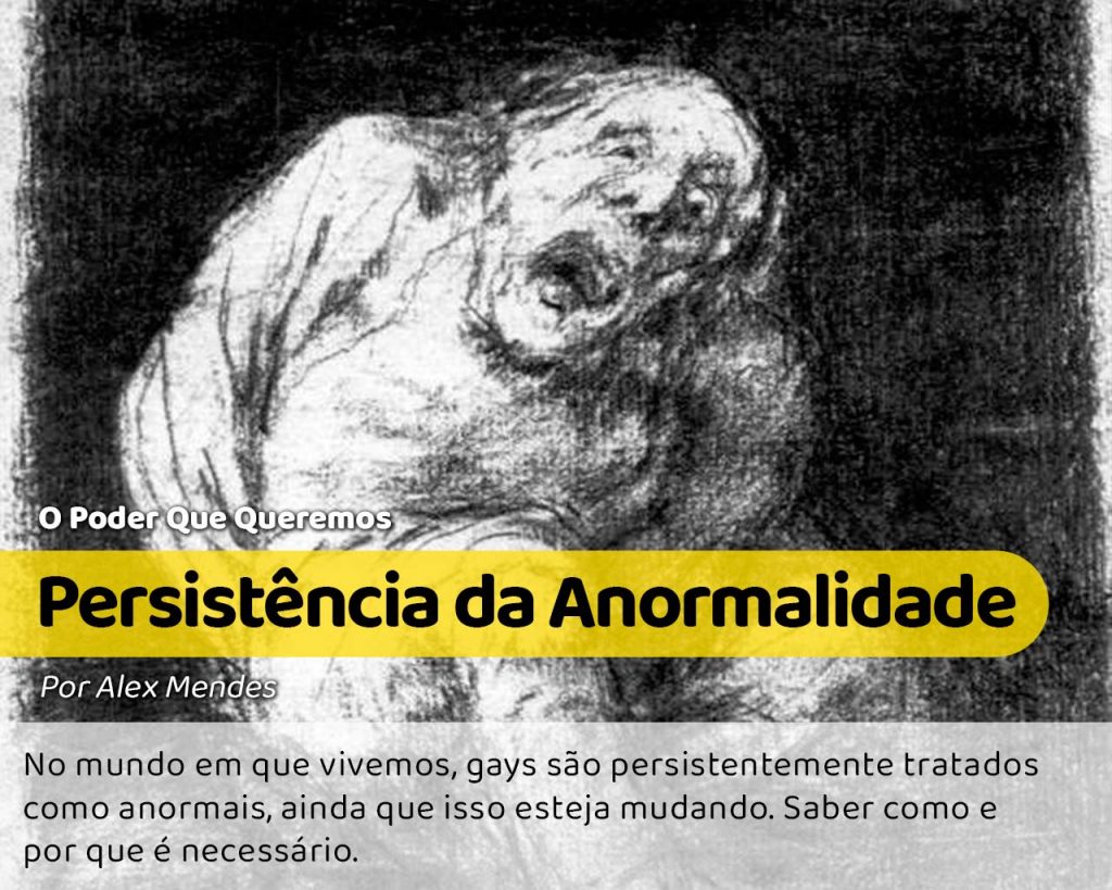 Para ilustrar a anormalidade: Desenho de Francisco Goya (1746-1828), chamada "O Idiota" (1824-1828).