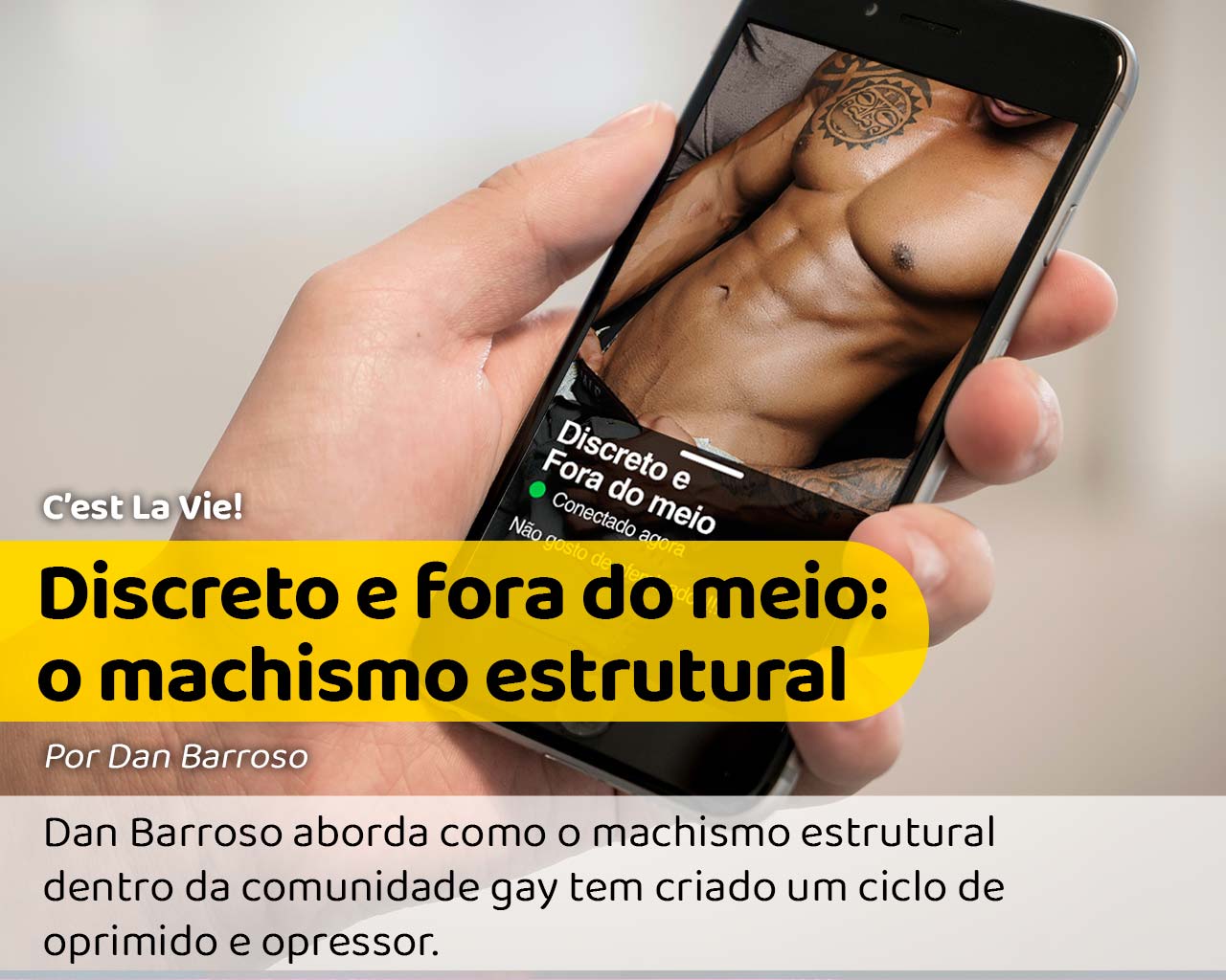 Discreto e fora do meio: o machismo estrutural - Instituto Pró-Diversidade