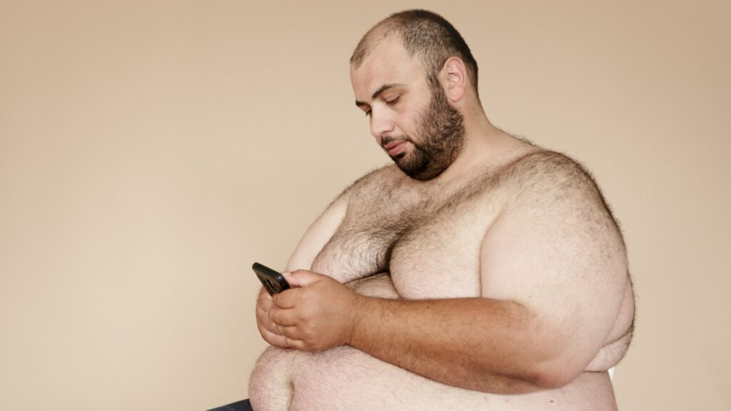 gordo no celular